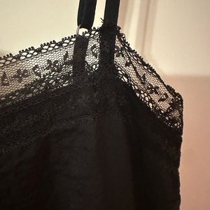 abercrombie and fitch satin lace tank